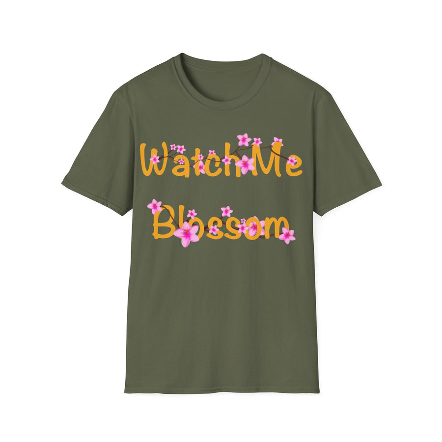 Watch Me Blossom Unisex Softstyle T-Shirt