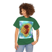 Floral Kidney Unisex Heavy Cotton Tee