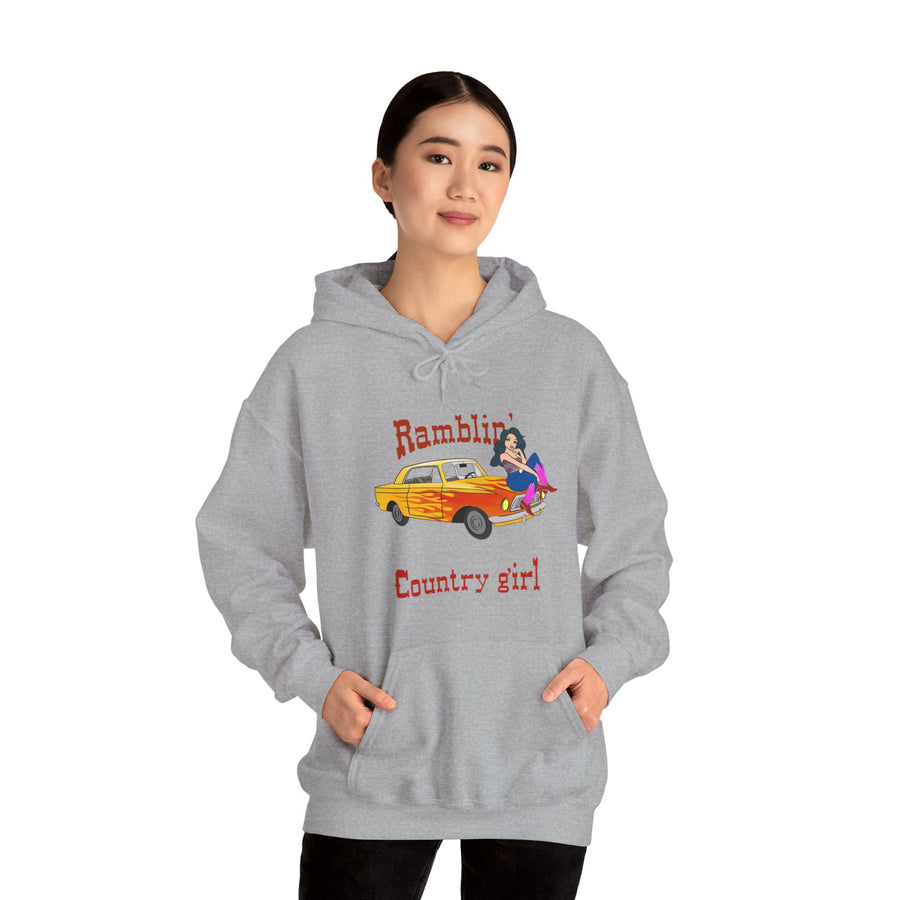 Ramblin Country Girl Unisex Heavy Blend™ Hooded Sweatshirt