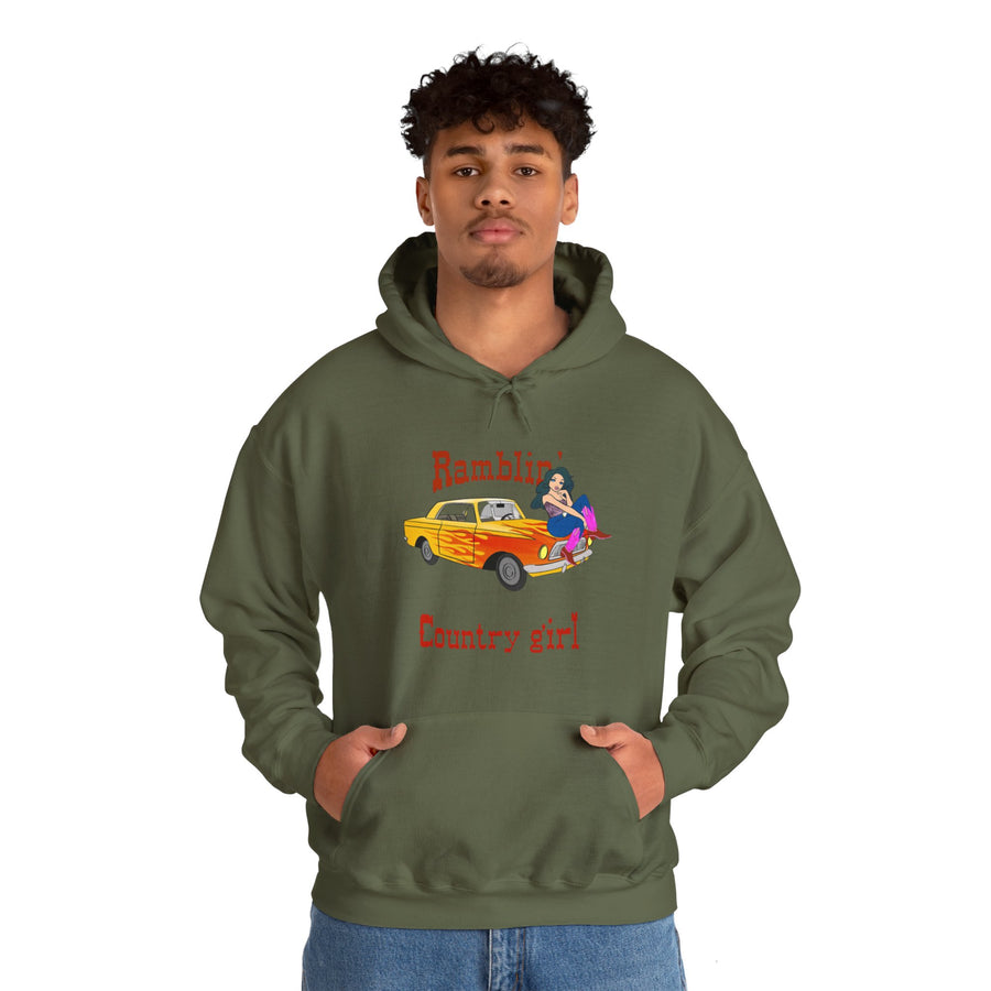 Ramblin Country Girl Unisex Heavy Blend™ Hooded Sweatshirt