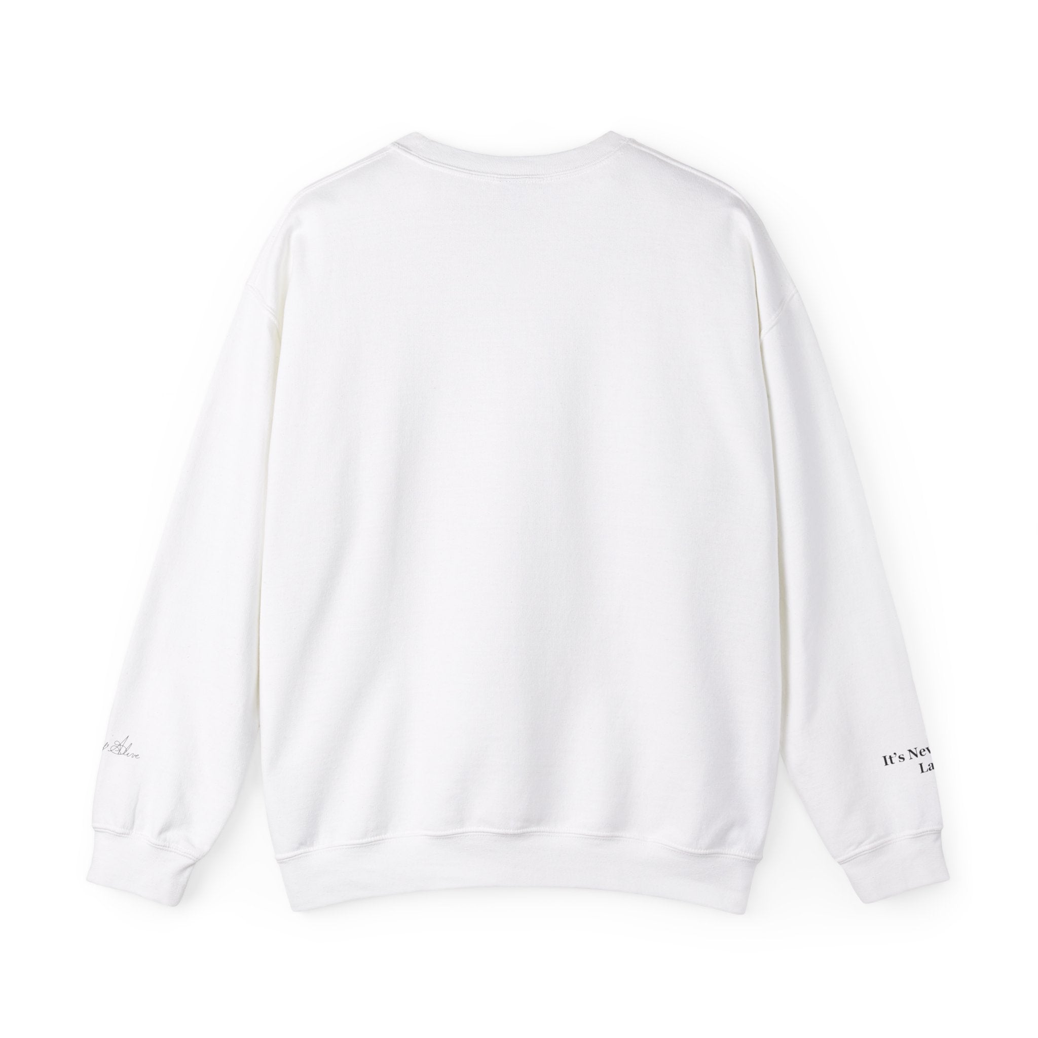 Never Too Late Unisex Heavy Blend™ Crewneck Sweatshirt