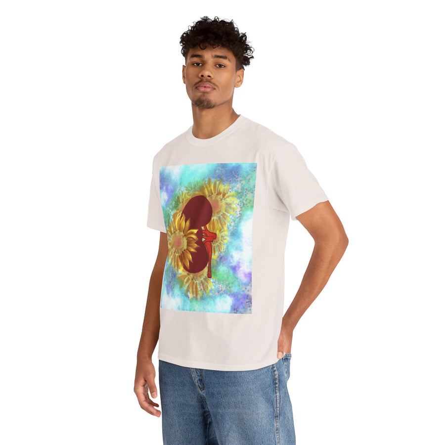 Floral Kidney Unisex Heavy Cotton Tee