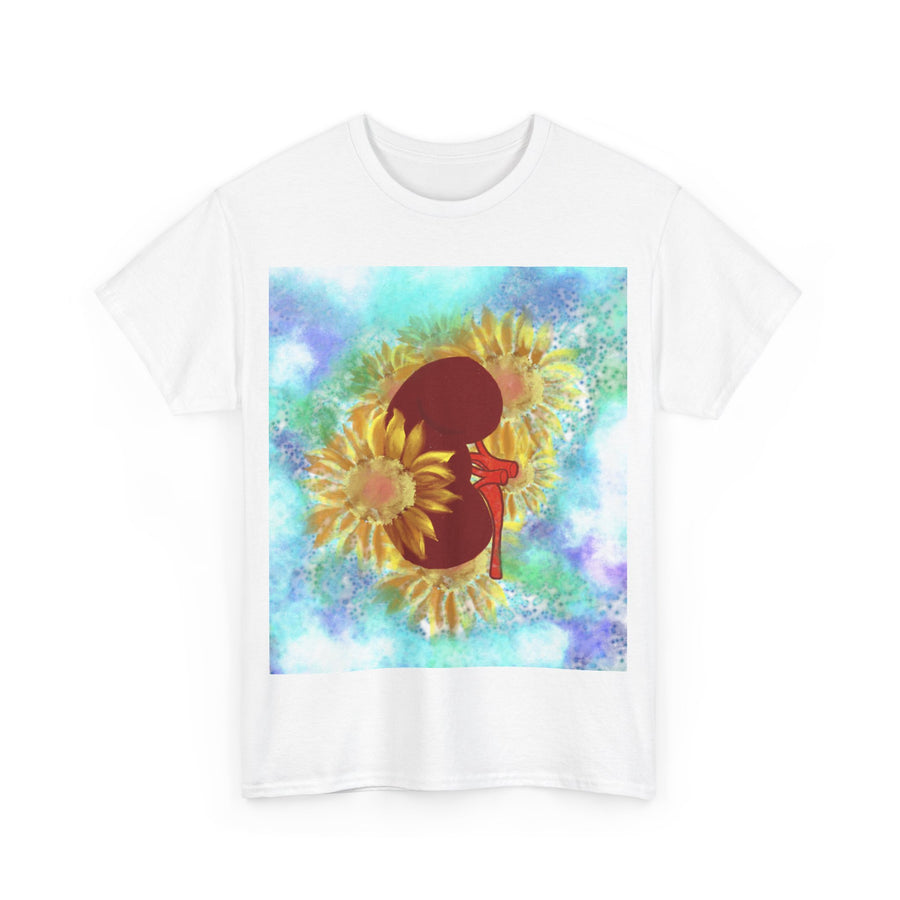 Floral Kidney Unisex Heavy Cotton Tee