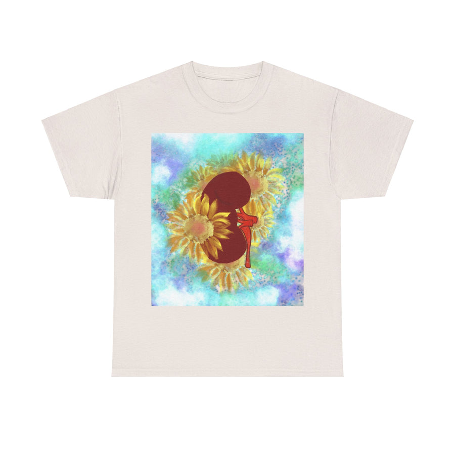 Floral Kidney Unisex Heavy Cotton Tee