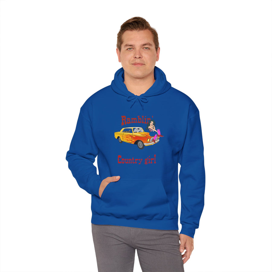Ramblin Country Girl Unisex Heavy Blend™ Hooded Sweatshirt