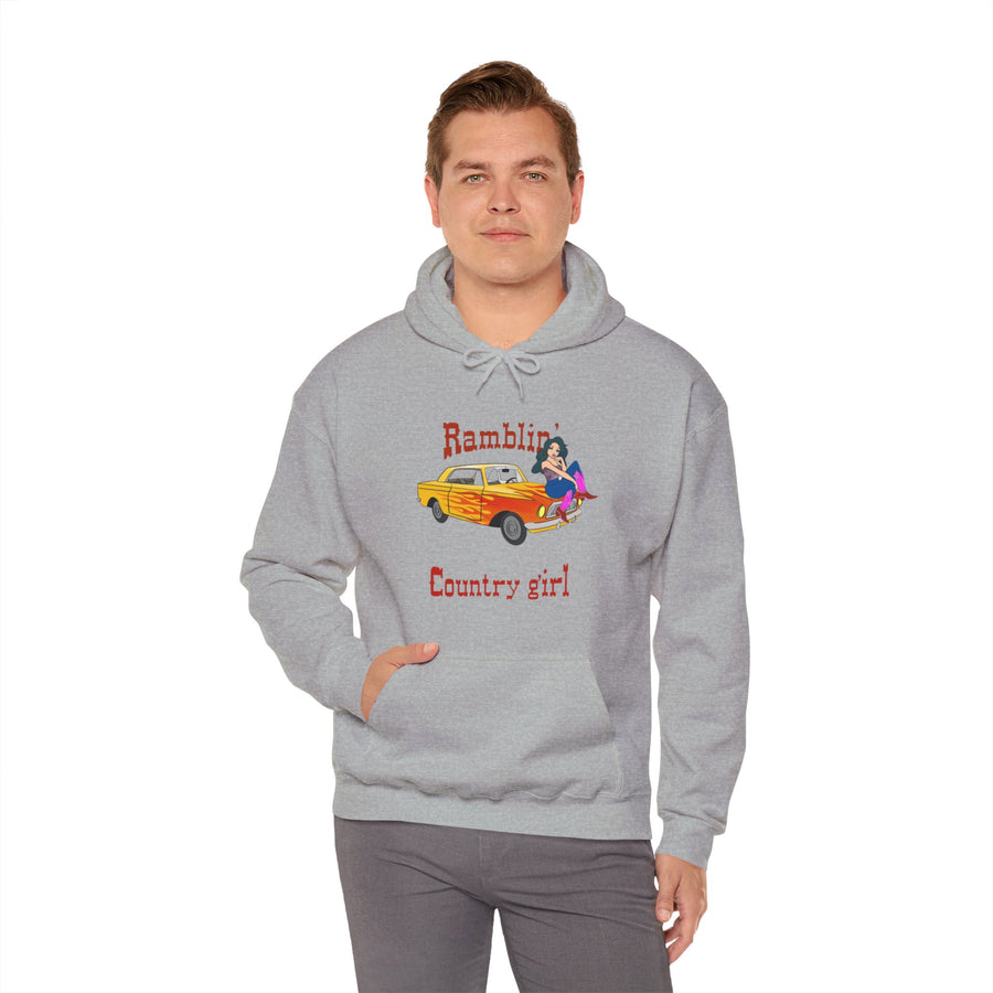 Ramblin Country Girl Unisex Heavy Blend™ Hooded Sweatshirt